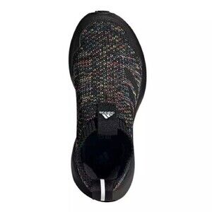 Adidas RapidRun LL Core Black/Multi Preschool Kids' Running Shoe Size 5